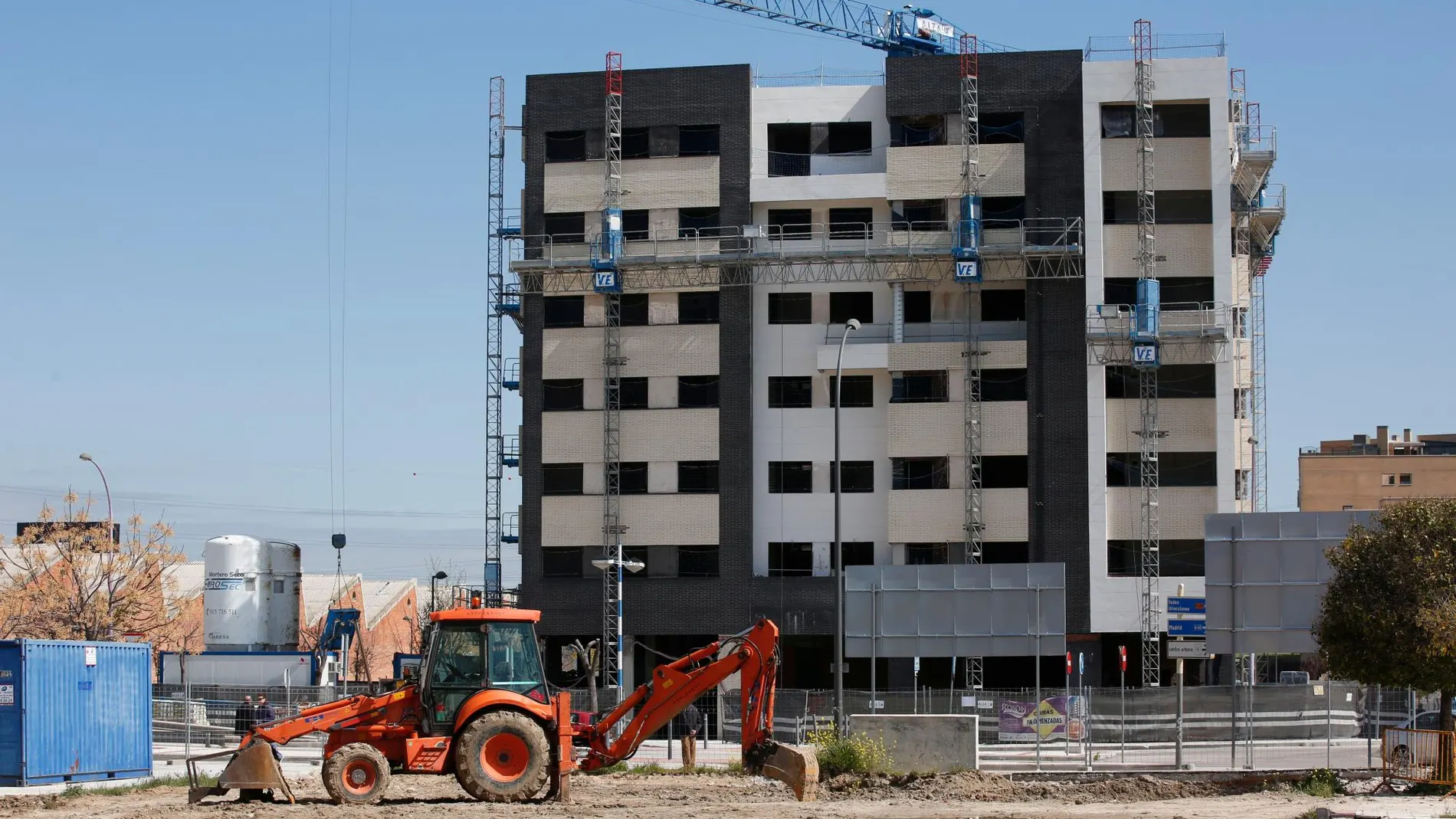 Imagen de vivienda en construcción / Foto: Jesús G. Feria