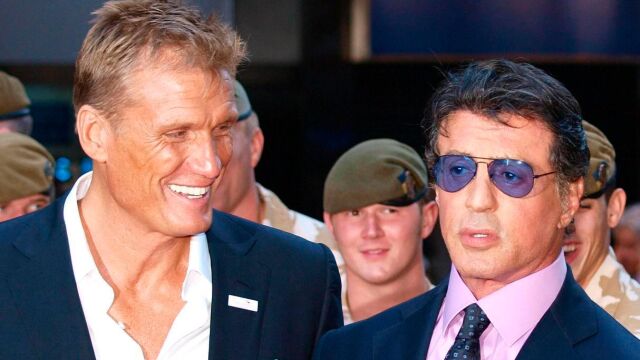 Dolph Lundgren y Sylvester Stallone
