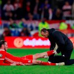Bale acabó cojeando