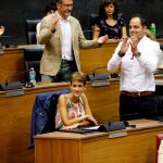 La secretaria general del PSN-PSOE, María Chivite, ha sido elegida este viernes por el Parlamento de Navarra/Efe
