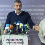 El secretario general de Podemos Murcia, Oscar Urralburu.