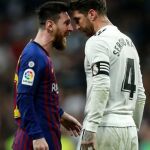 Messi y Sergio Ramos, durante el último clásico de la temporada pasada