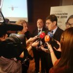 El consejero de Salud, Manuel Villegas