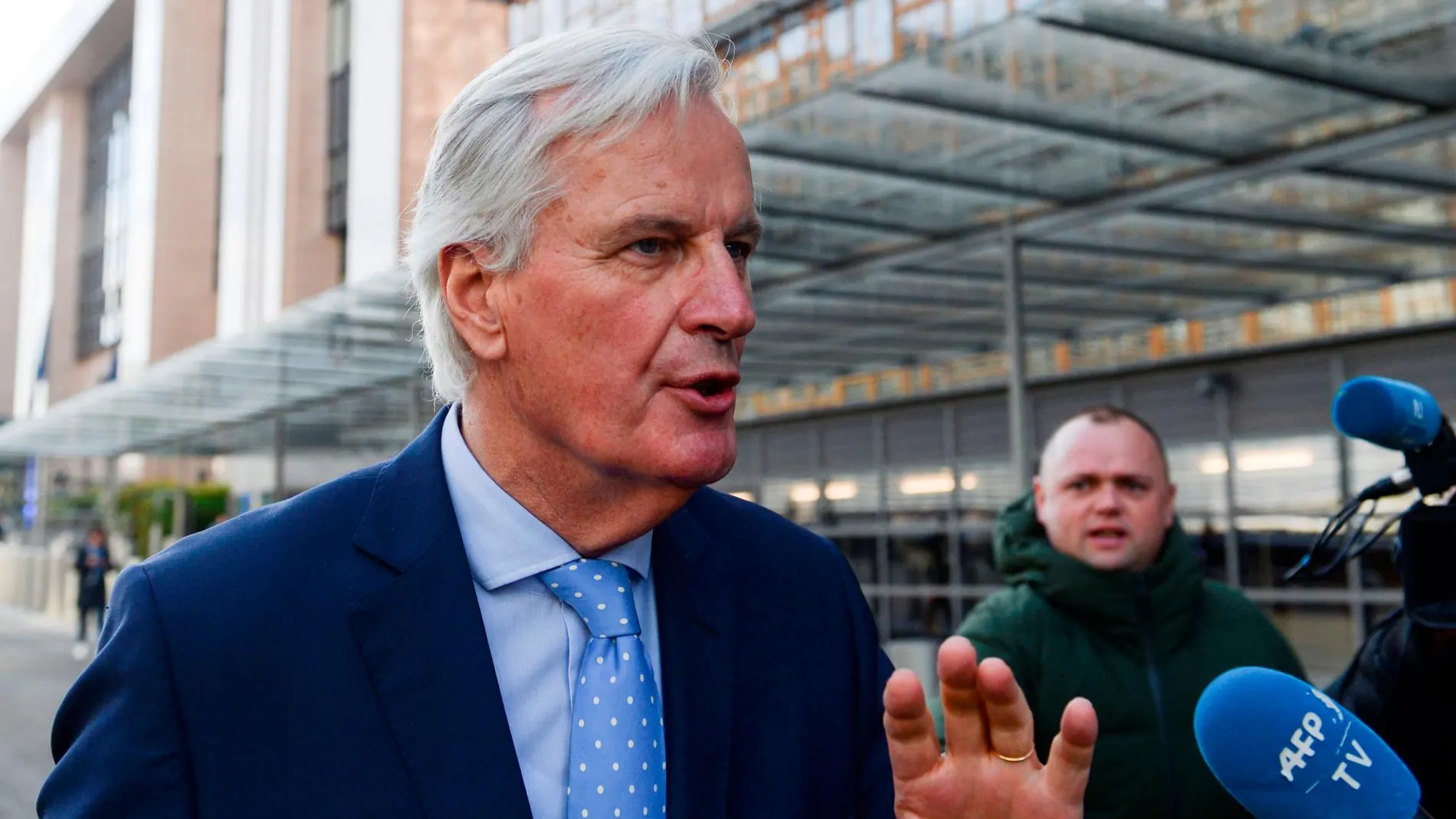 Michel Barnier, negociador jefe de la UE para el Brexit, a las puertas del Consejo Europeo en Bruselas/Reuters