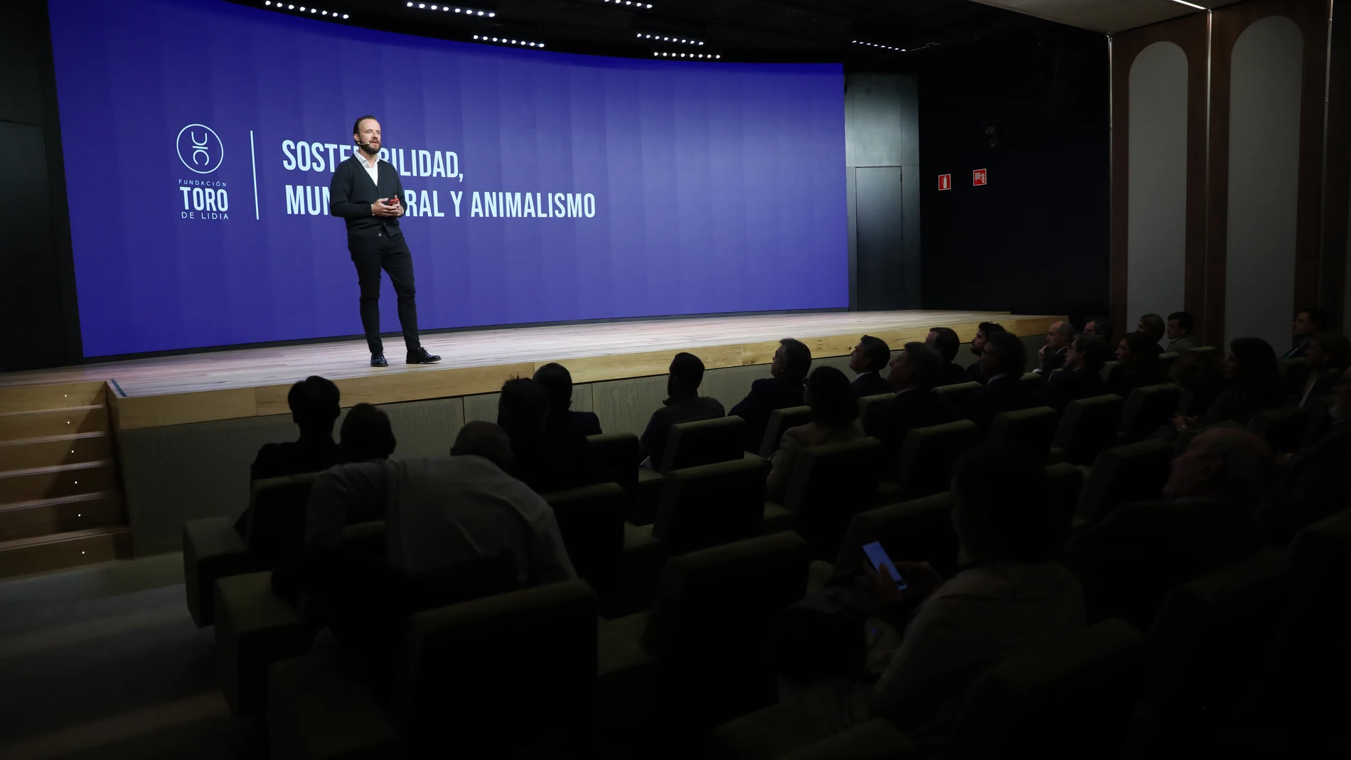 29/10/2019 Madrid. Acto de la Fundación Toro de Lidia: "Sostenibilidad, mundo rural y animalismo". Cristina Bejarano.