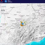 Último terremoto registrado en Sevilla con epicentro en Pruna