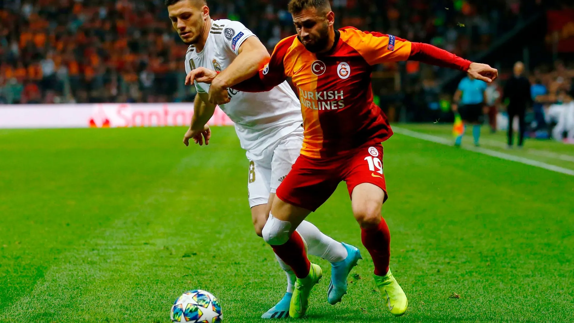 Jovic, en el partido contra el Galatasaray