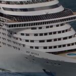 El crucero ha seguido su ruta/Msccruceros