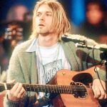 Kurt Cobain, en la famosa grabación de «Unplugged» seis meses antes de su muerte