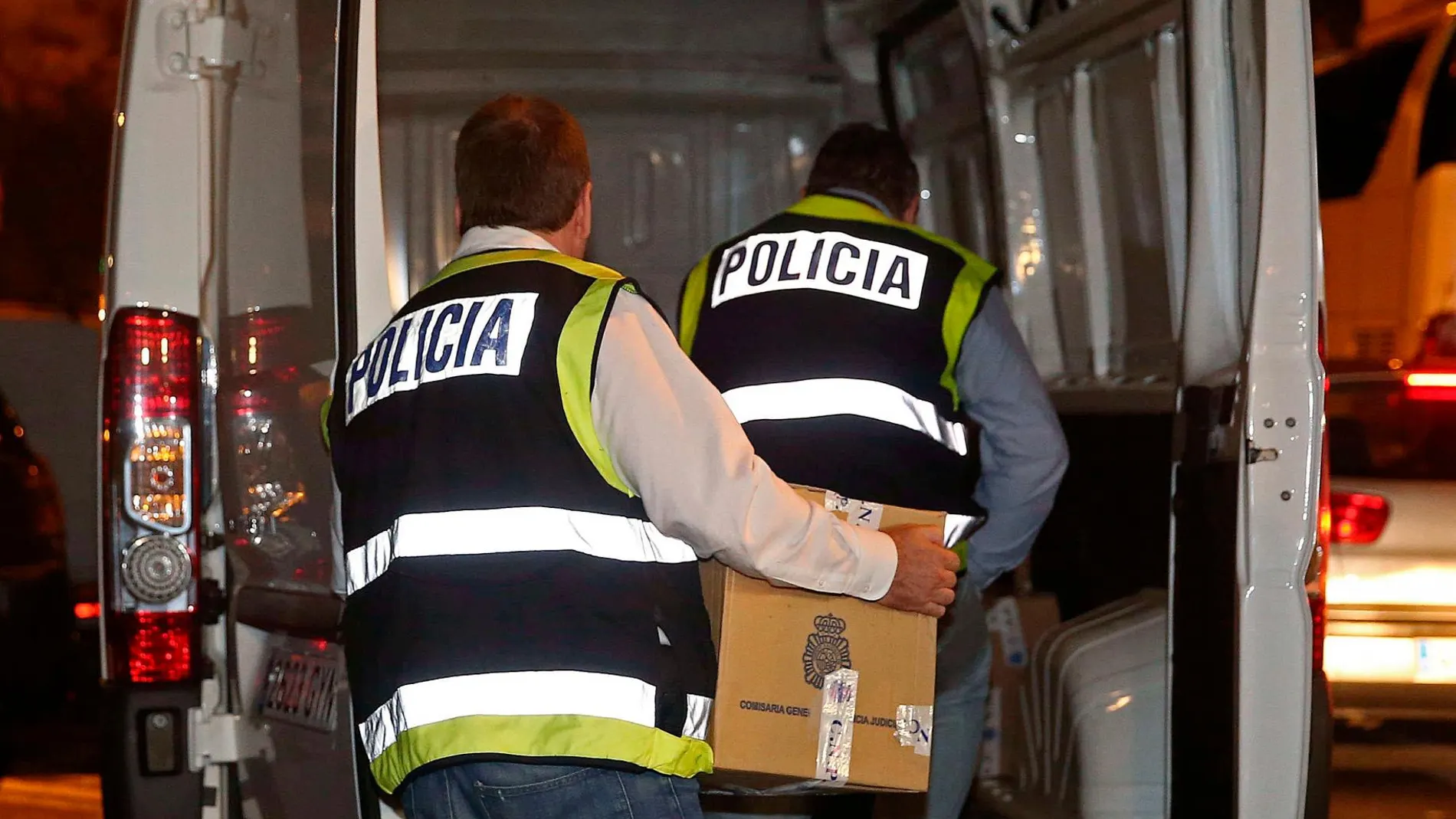 La Policía Nacional registró tanto la vivienda particular como la empresa del exalcalde