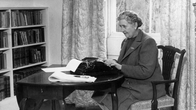 Agatha Christie, en una imagen de la época