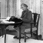 Agatha Christie, en una imagen de la época