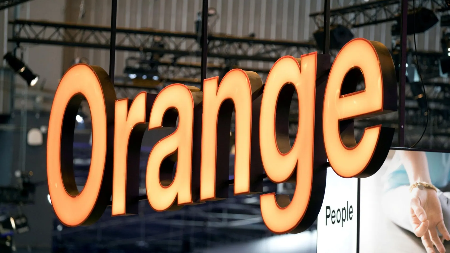 Logo de la compañía francesa Orange