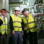 El presidente de la Junta , Alfonso Fernández Mañueco, visita las instalaciones de Copiso en Soria