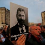 Manifestación en Estambul para recordar los 104 años del genocidio armenio/AP