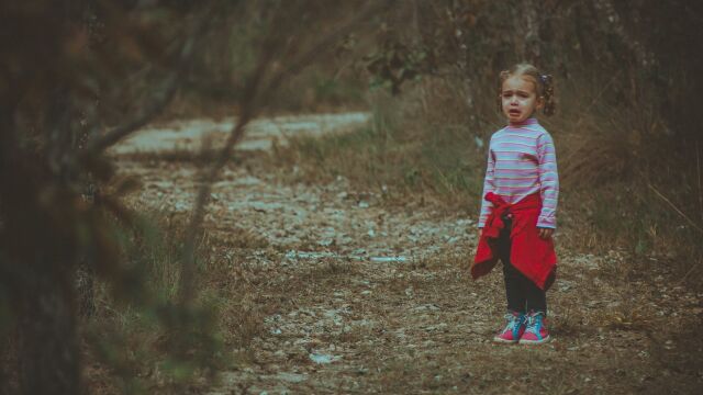 Niña llorando