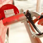 Repostaje de un vehículo de autogas