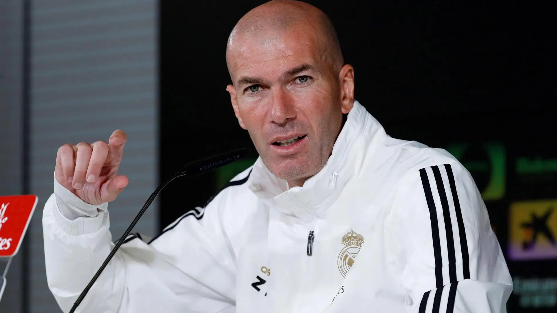Zidane, en la conferencia de Prensa