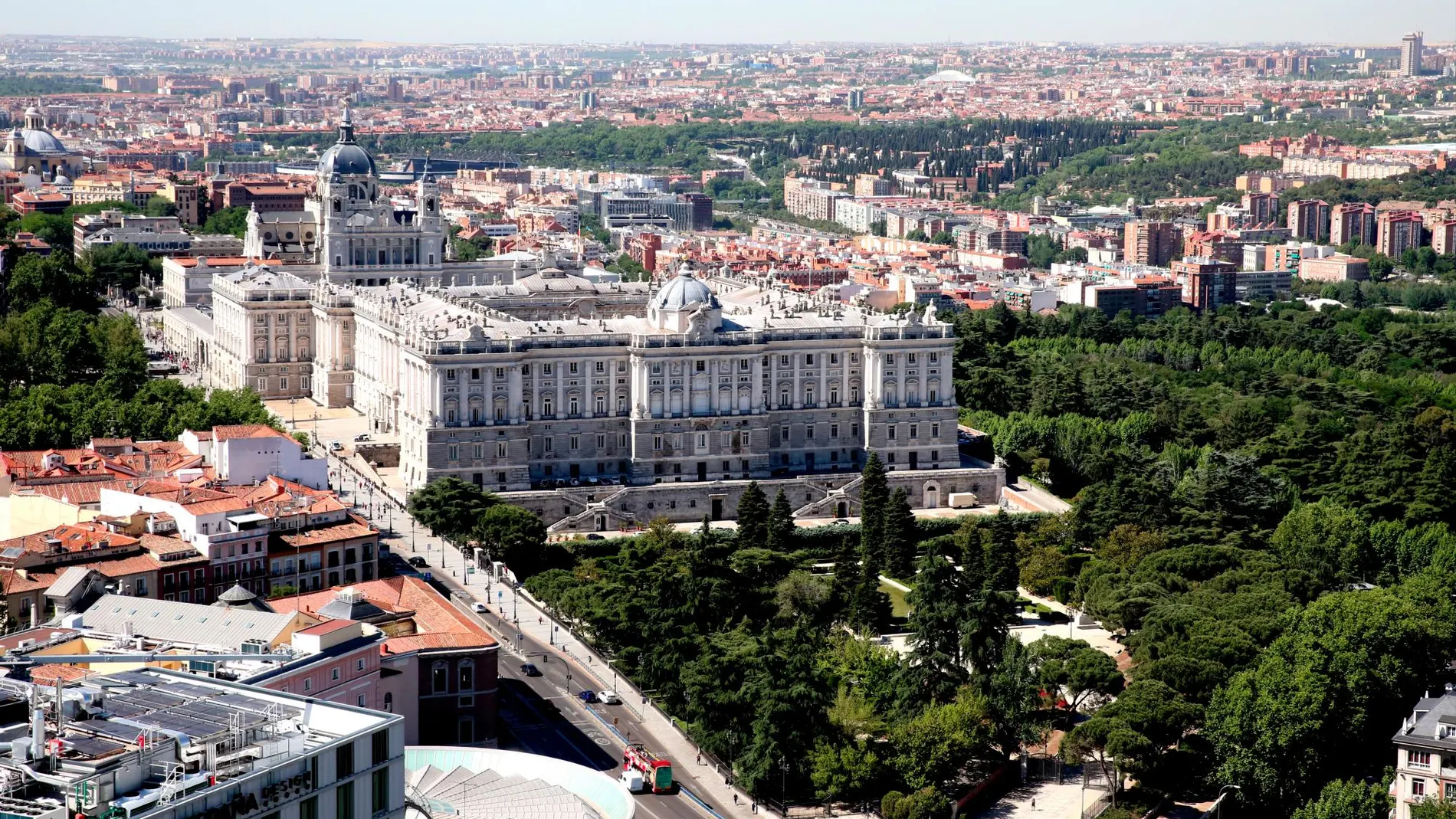 Vistas aéreas de Madrid 