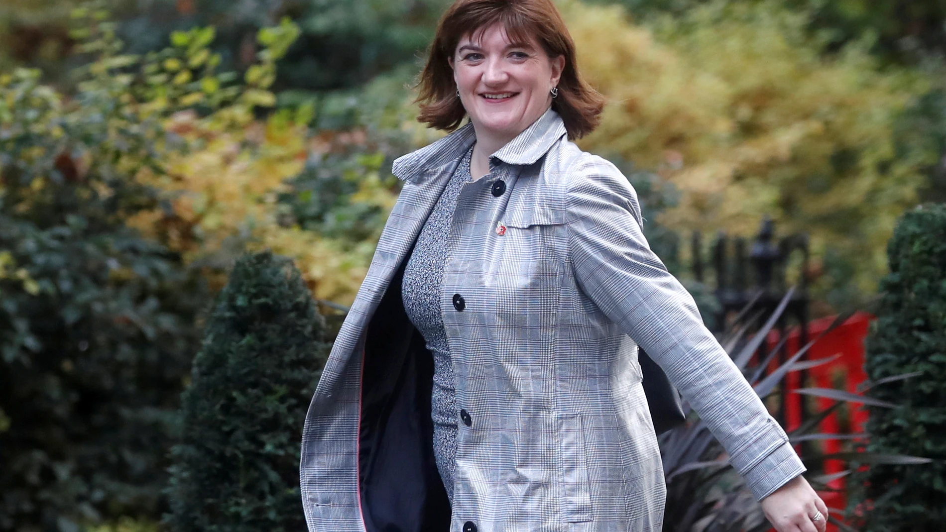Britain's Digital, Culture, Media and Sport Secretary Nicky Morgan is seen outside Downing Street in London