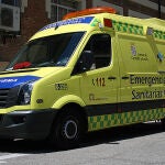 Ambulancia de Sacyl desplazada al lugar de los hechos