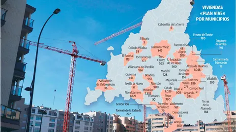 Navalcarnero, Móstoles y Alcalá tendrán la mayor oferta de alquiler barato