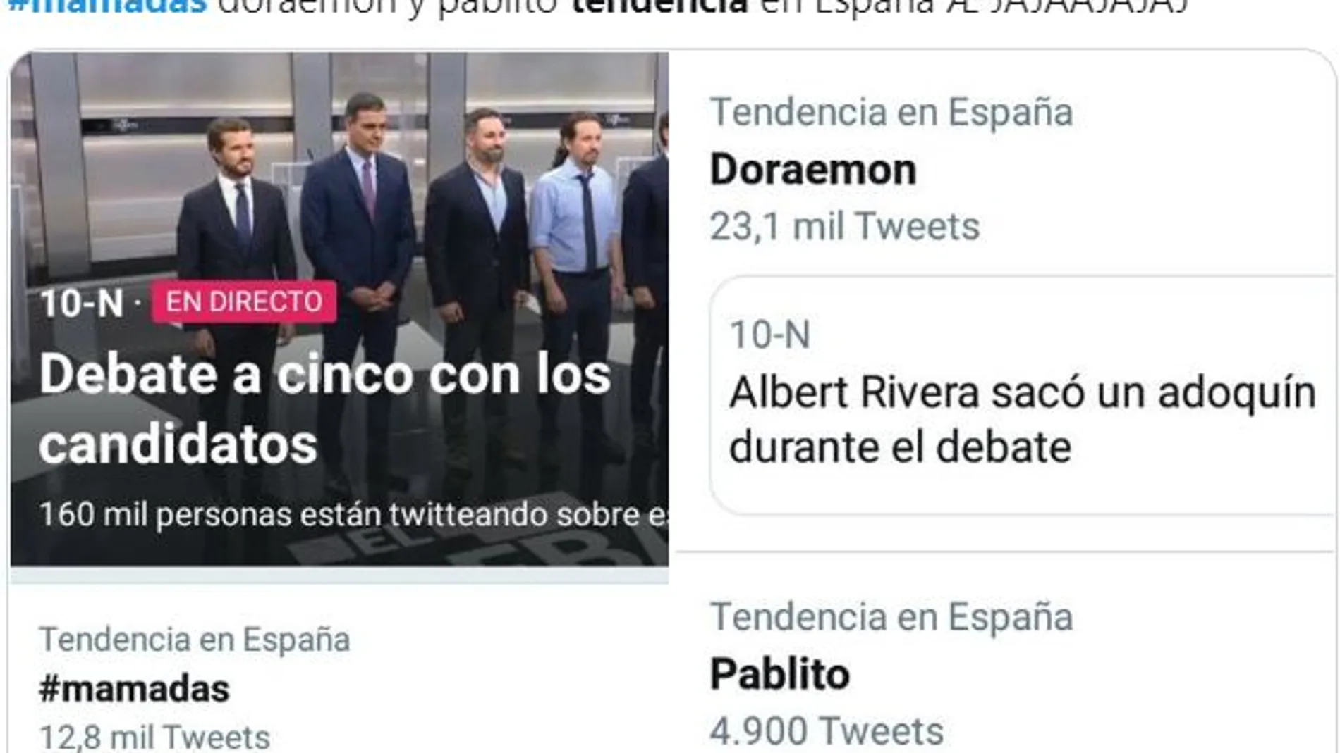 El debate en redes sociales