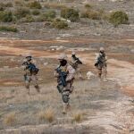 Militares españoles durante unas maniobras/Fernando Cancio
