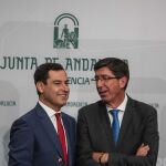 Juanma Moreno y Juan Marín / Foto: Ep