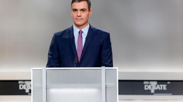 Pedro Sánchez: Empata, pero gana