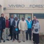 La delegación de Sudán del Sur visita el Vivero Forestal de Valladolid