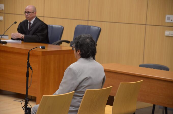 El exmarido de Mónica Oltra durante el juicio