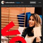 Elena Tablada compartió en sus redes sociales el momento en el que votó este 10N
