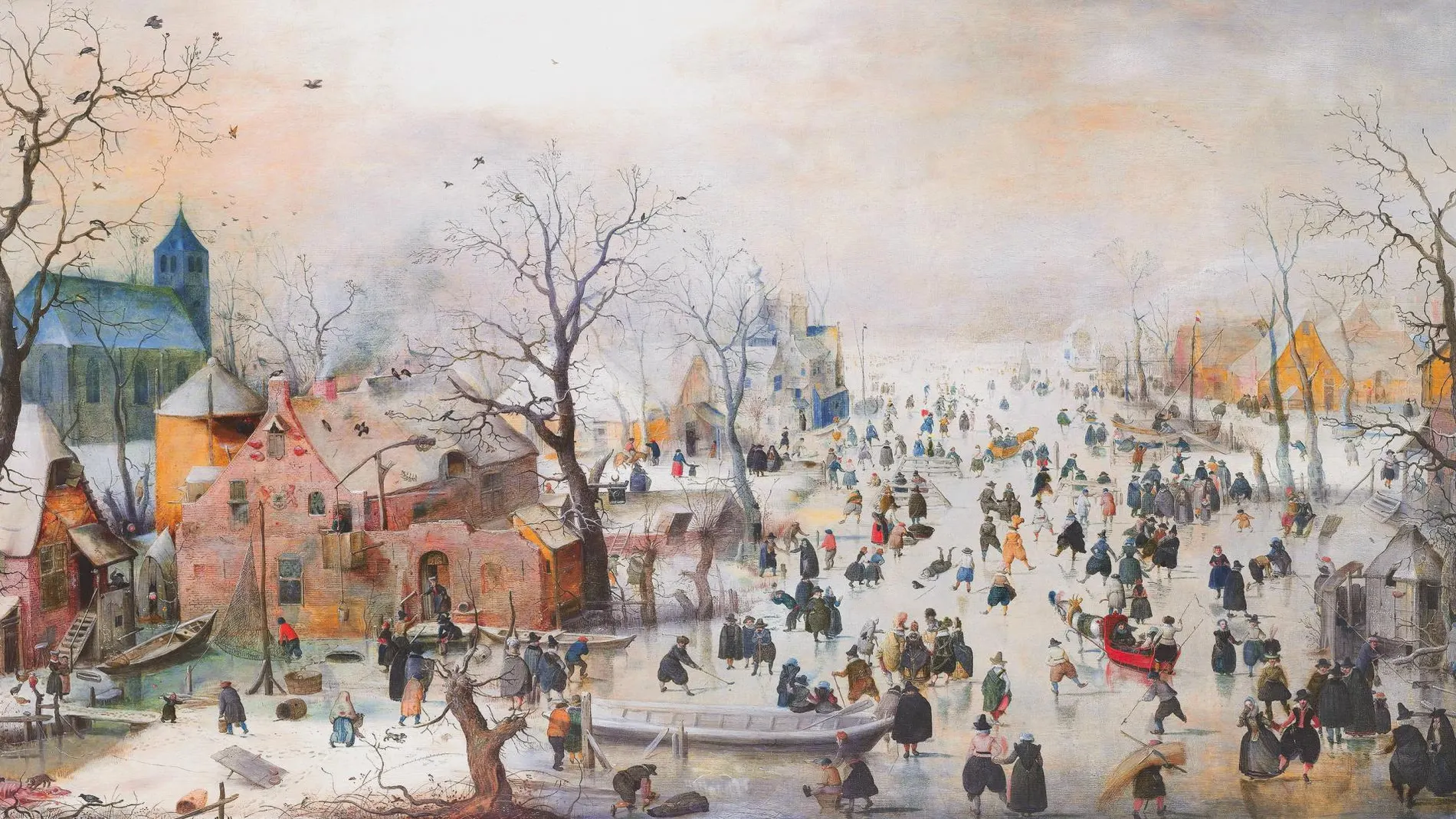Es el autor de «Paisaje invernal con patinadores sobre hielo», en 1608, una pintura al aceite que actualmente se conserva en el Rijksmuseum de Ámsterdam.