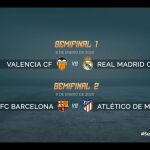 Valencia-Real Madrid y Barcelona-Atlético, semifinales de la Supercopa en Arabia