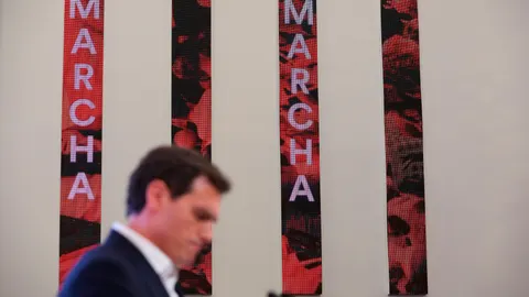 Albert Rivera dimite como presidente de Ciudadanos. (Foto: Cristina Bejarano)