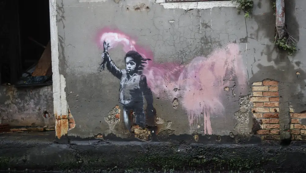 Banksy entra por primera vez en la lista &quot;Artreview&quot;, pues no ha habido mes en el que no haya dado un espectáculo con su obra