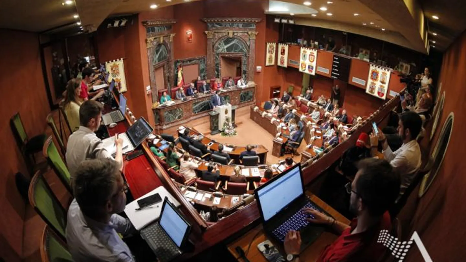 La Asamblea Regional, en una foto de archivo