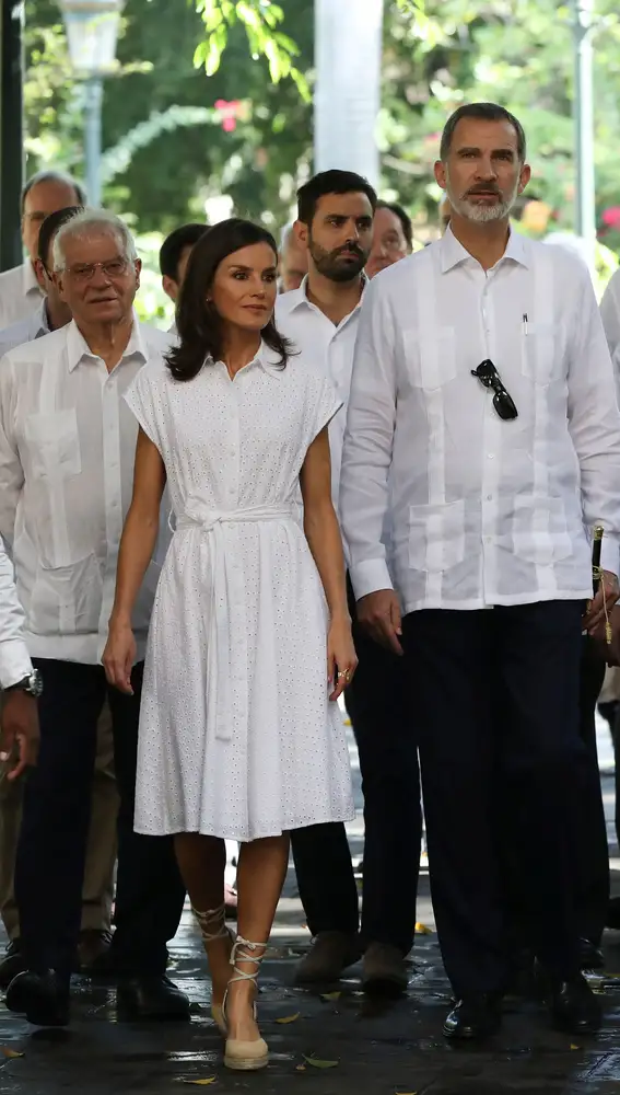 La Reina Letiziaen el corazón de la Habana.