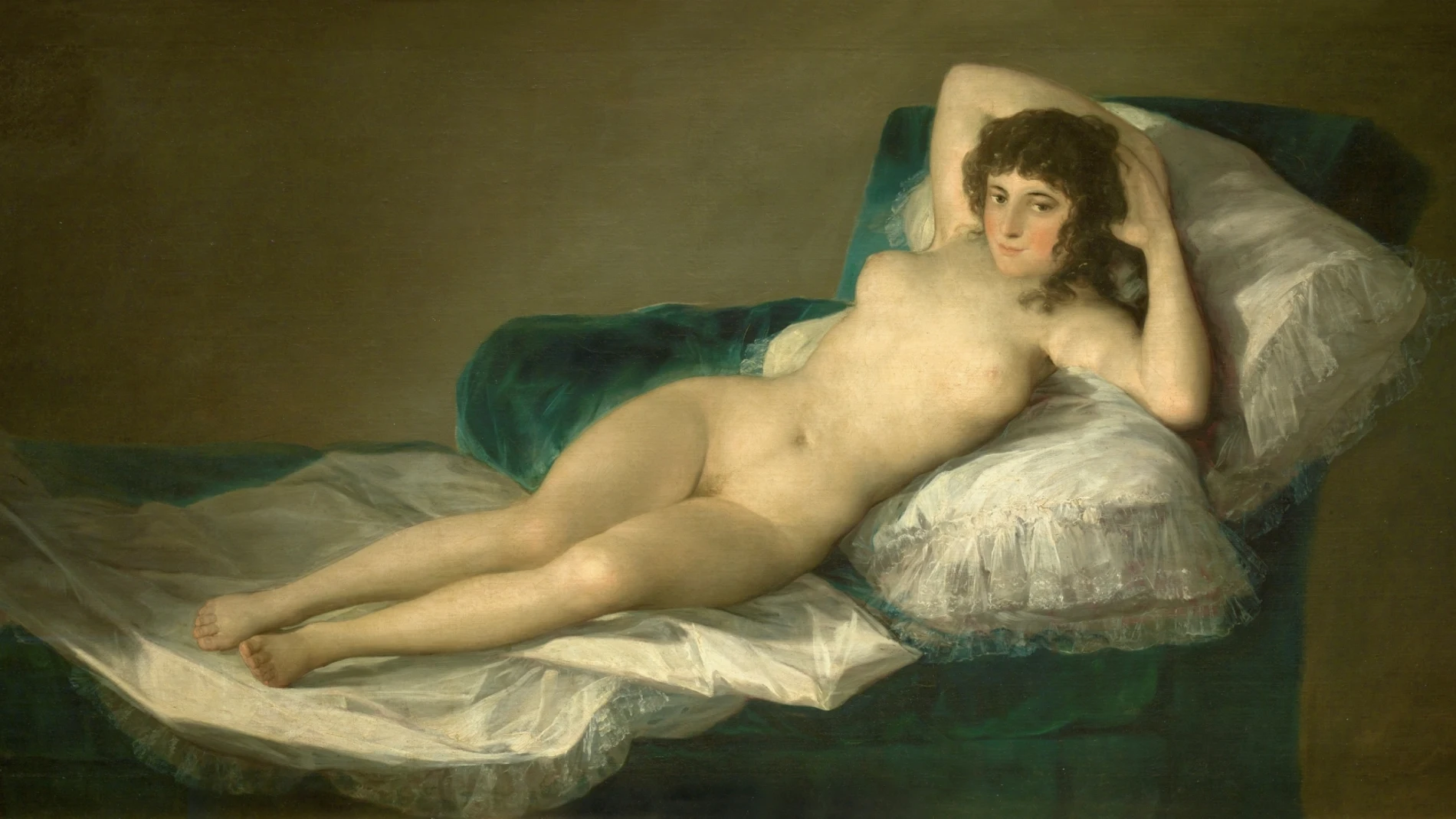 "La maja desnuda", de Goya, se expone en el Museo del Prado de Madrid