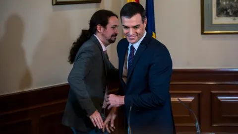 Pablo Iglesias y Pedro Sánchez