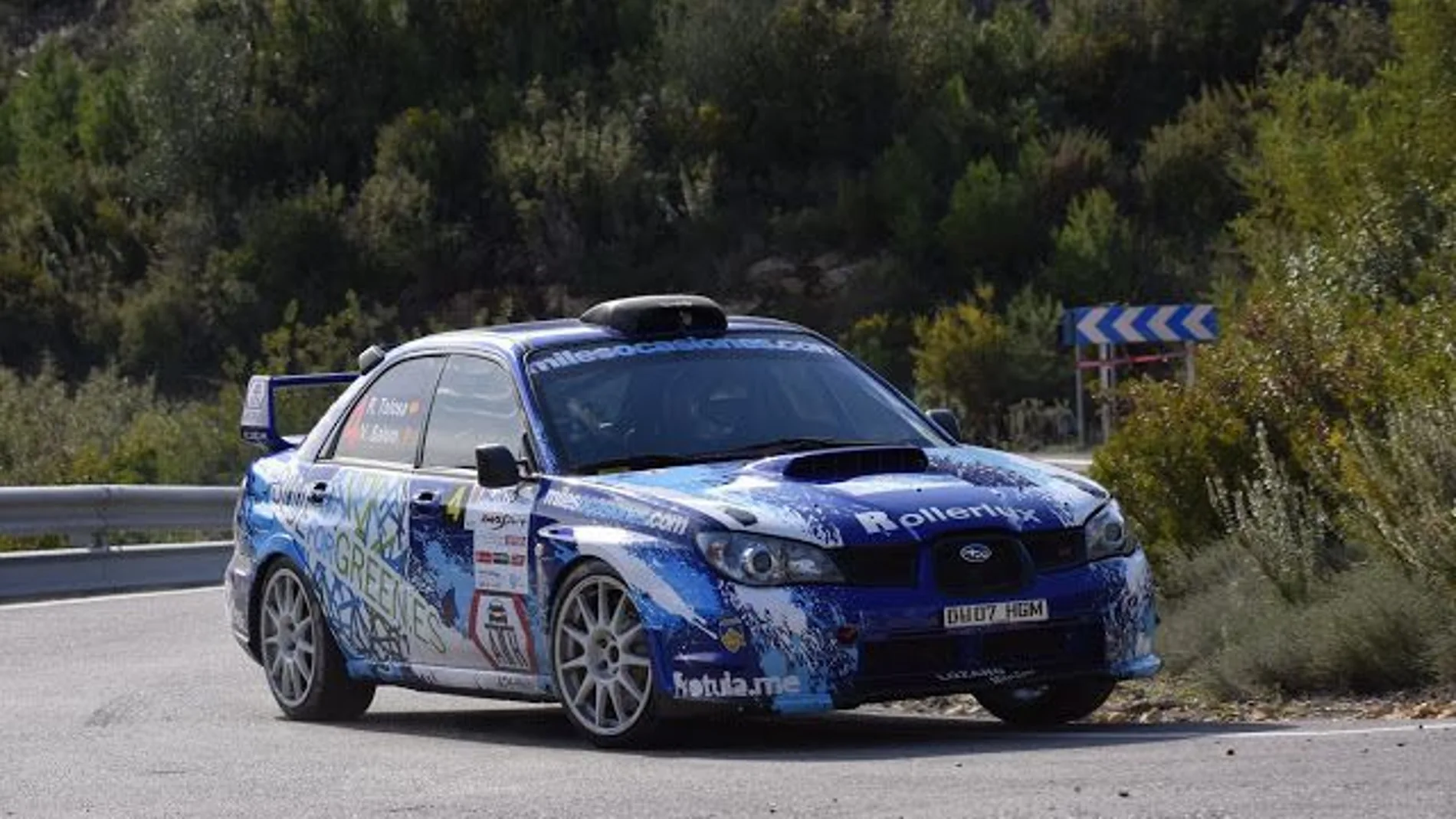 En la imgen, un vehículo Subaru durante uno de los pasados Rallyes