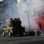 Enfrentamientos entre Fuerzas de Seguridad bolivianas y simpatizantes del ex presidente Evo Morales en La Paz