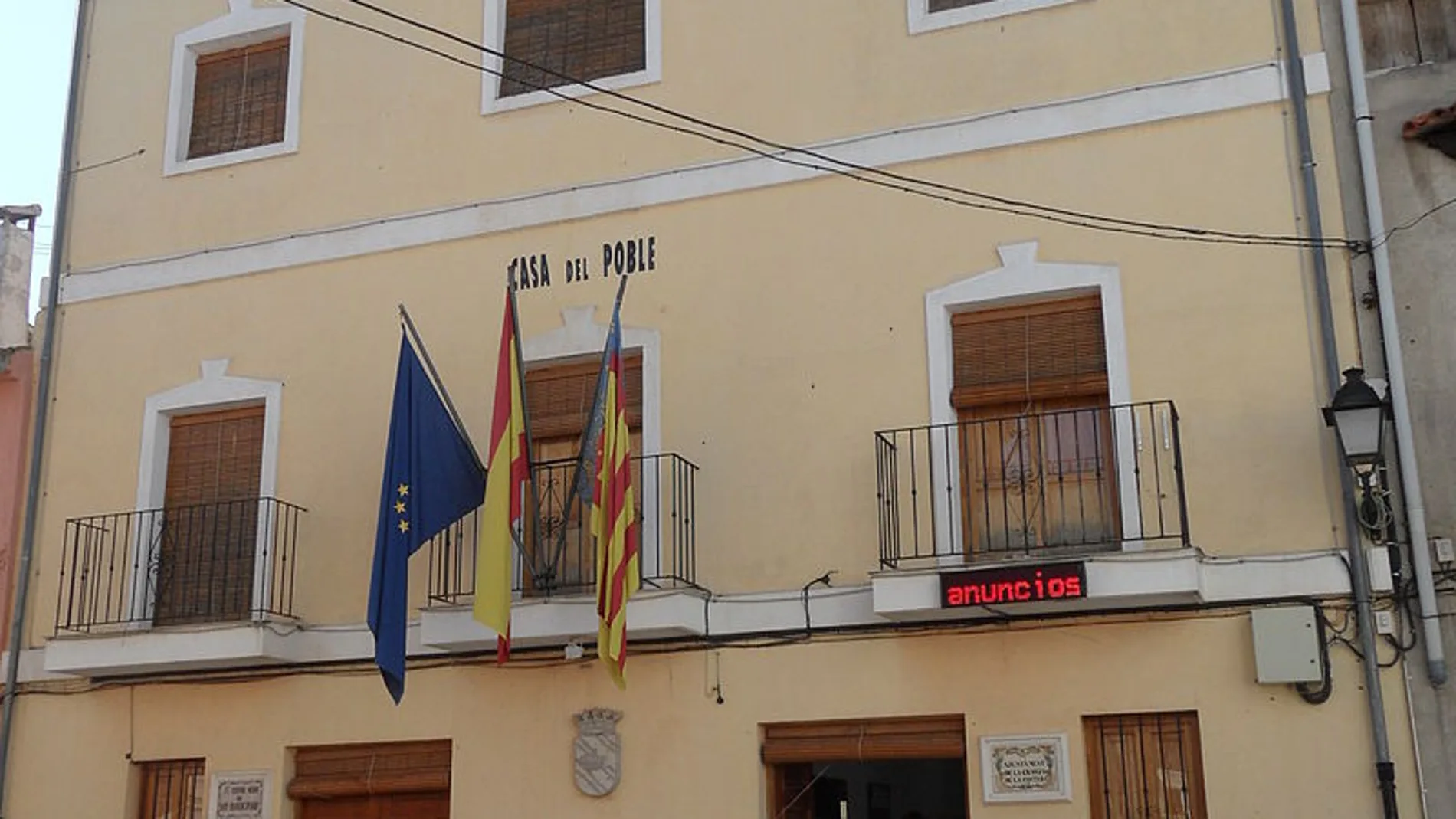 Ayuntamiento de La Granja de la Costera, localidad valenciana de 297 habitantes