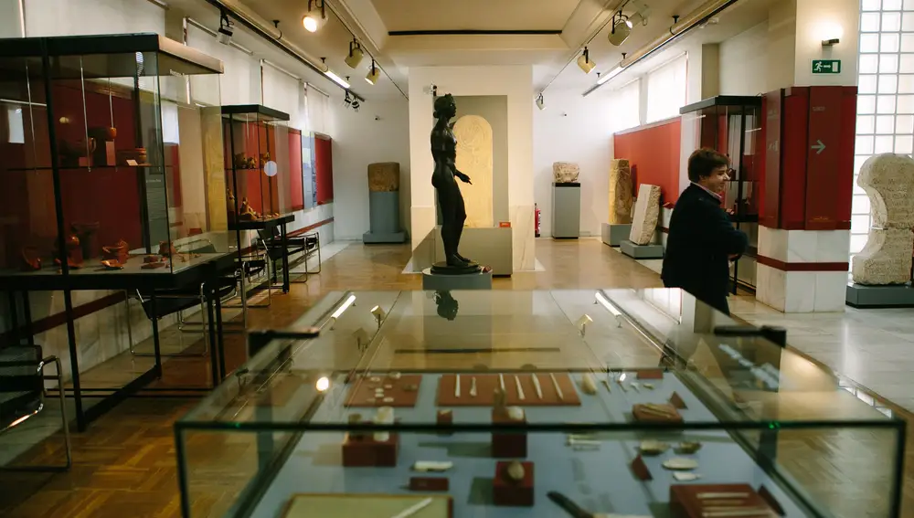 Una de las salas del Museo Numantino de Soria