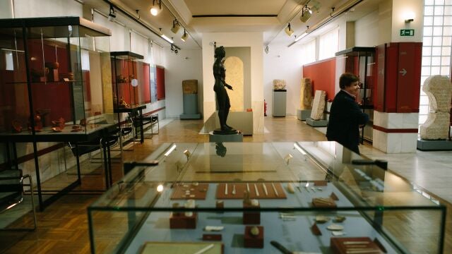 Una de las salas del Museo Numantino de Soria