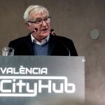 Ribó participó ayer en la inauguración del encuentro City Hub Valencia