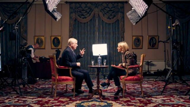 El príncipe Andrés de Inglaterra, durante la entrevista con la BBC / Foto: Gtres