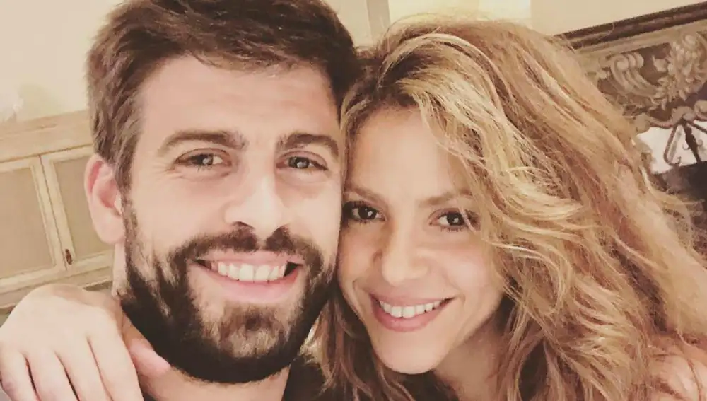 Piqué y Shakira, en una foto colgada por el futbolista en su cuenta de Instagram