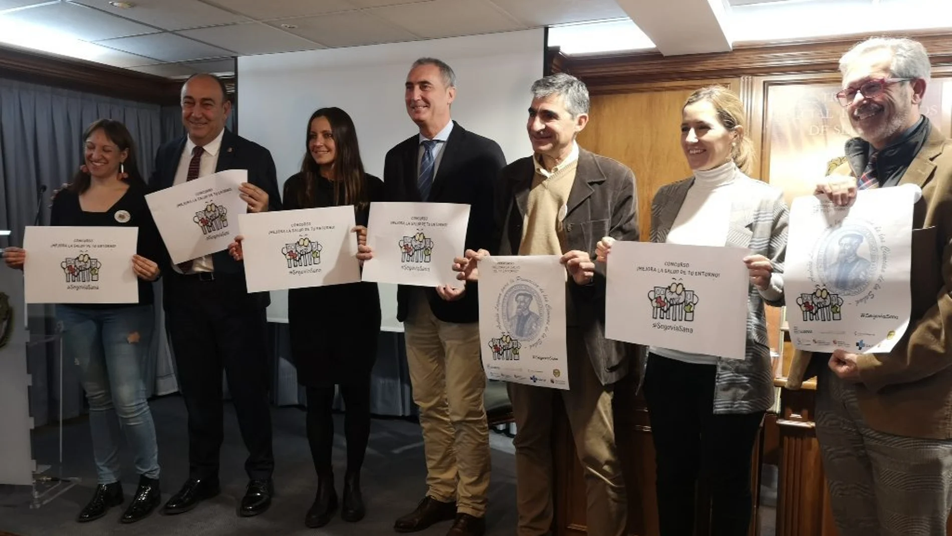 Presentación del Concurso «Mejora la salud de tu entorno», en la Diputación de Segovia
